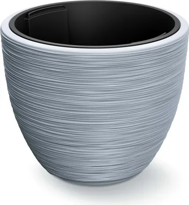 Immagine prodotto di Vaso per fiori in plastica grigia, 40x32 cm, resistente alle intemperie