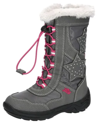 Produktbild von Lico Mädchen CATHRIN Schneestiefel, Grau/ Pink, 30 EU