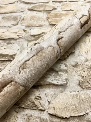 Produktbild von NEWROOM Tapete Creme Vliestapete Stein - Steintapete Modern Beige Weiß Ziegelstein Klinker Steinoptik 3D Optik Backstein