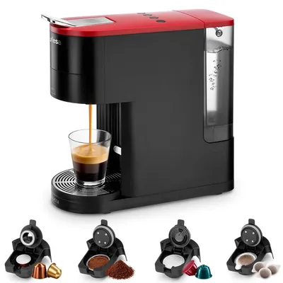 Kaffeemaschine 4-in-1 für Pulver & Kapseln, 1400 W, 950 ml