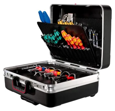 Produktbild von PARAT SILVER KingSize Roll - Werkzeugkiste - Aluminium, Conpearl, X-ABS Kunststoff - Schwarz
