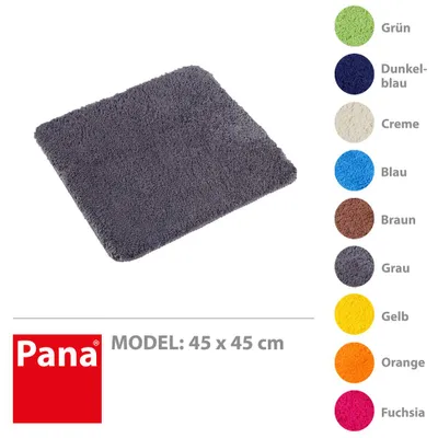Produktbild von PANA® Flauschige Mikrofaser Badematten - versch. Varianten, Größe:Eckbadematte 50 x 100 x 100 cm, Farben:Fuchsia
