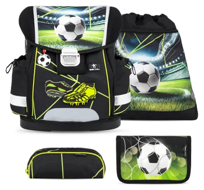 Produktbild von Belmil Classy ergonomisches Schulranzen-Set 4-teilig "Champion's Kick" mit Brustgurt