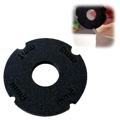 Produktbild von Randformer für Töpferwaren, Modellierwerkzeug mit 5 mm, 6 mm, 7 mm und 8 mm