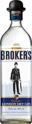 Produktbild von Broker's Broker's dry Gin 40% vol Gin NV Gin ( 1 x 0.7 L )