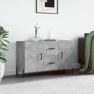 Produktbild von The Living Store Sideboard Betongrau 100x36x60 cm Holzwerkstoff