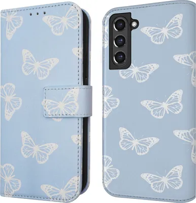 Produktbild von imoshion Design Klapphülle Samsung Galaxy S21 FE - Butterfly