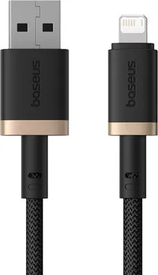 Obrázek produktu pro Baseus P10377801U01-00, 1 m, Lightning, USB A, Samec, Samec, Černá, Zlato