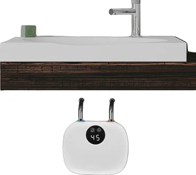 Produktbild von Sofort-Wasserheizer, 5500W Leistung, Wandmontage, Temperaturbereich 30-55°C, Startfluss 800ml/min, Wasserdicht IPX4