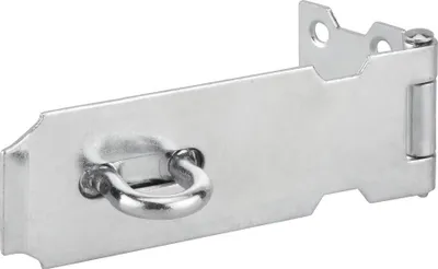 Image de Porte cadenas pour fermeture de coffre et porte, 125mm, acier, zingué - THIRARD