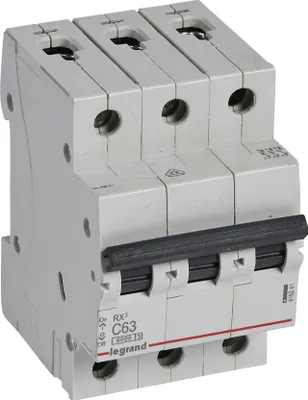 Immagine prodotto di Legrand RX3, Interruttore miniaturizzato, tipo C, IP20, 360 - 440 V
