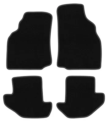 Obrázok produktu pre Velúrové autokoberce pre: Ford Puma 1997-2001 (kupé) – sada 4 ks, čierne, na mieru – Wielganizator BASIC