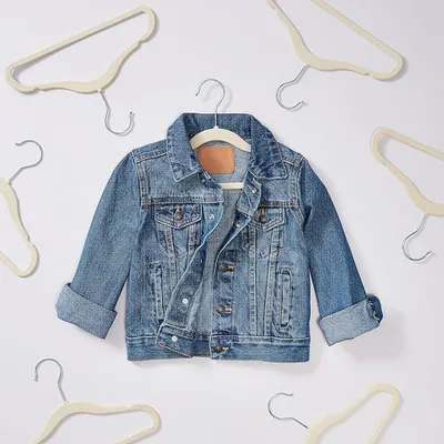 Produktbild von Fluweelbeige Baby- und Kinderkleiderhaken - Set aus 50 Stücken