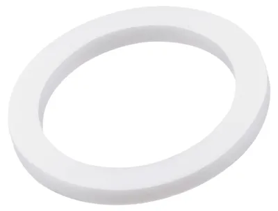 20 PTFE Flachdichtungen 24x18x2 mm, Flanschdichtung, Weiß