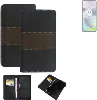 Produktbild von K-S-Trade Hülle Handyhülle kompatibel mit Motorola Moto G 5G (2024) Schutzhülle Walletcase Bookstyle Tasche Schutz Case Handytasche Wallet Cover