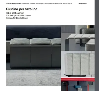 Produktbild von Bett Polster Design Luxus Doppel Hotel Ehe Schlaf Zimmer Textil 180x200cm Betten