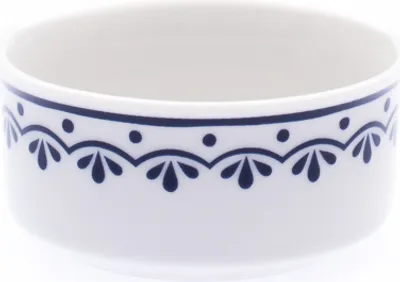 Produktbild von Strohhalm, 6 cm, tschechisches Porzellan, Hyggeline, blau, Leander