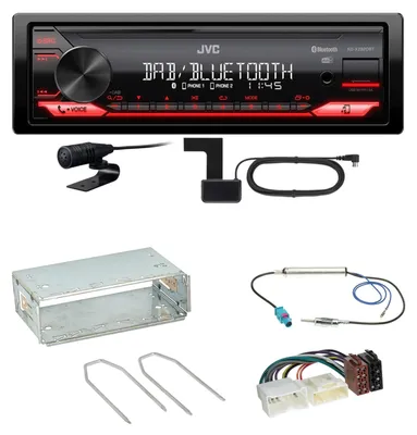 Produktbild von JVC KD-X282DBT Bluetooth Digitalradio Einbauset für Mercedes Citan W415