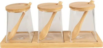 Obrázek produktu pro Clayre & Eef sada 2 sklenic 7x7x10 cm Transparentní sklo