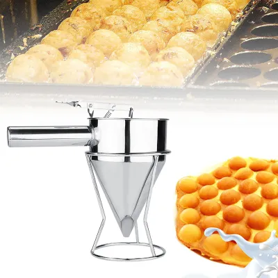 Image de Stainless Steel Baking Funnel Cake Desserts Cooking Tools with Rack for Home Kitchen Bakery Use