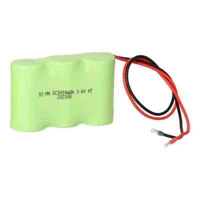 Produktbild von Akku für Notleuchten NiMH 3,6V 3,0 Ah Reihe 20cm Kabel
