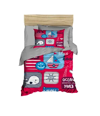 Produktbild von L'Essentiel Linge de Maison, PH163, Baby-Bettbezug-Set, Rosa, 100 x 150 cm