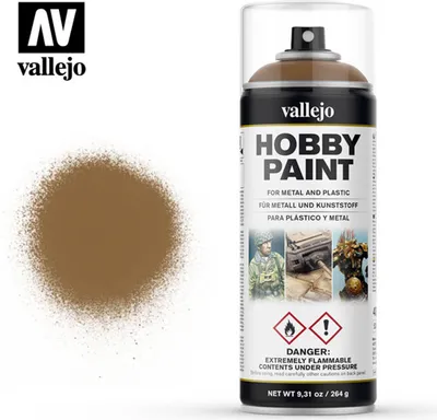 Produktbild von Vallejo 28.014, Braun, Sprühfarbe, Flüssigkeit, 400 ml, 1 Stück(e)