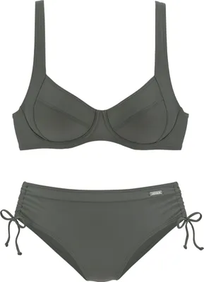Produktbild von LASCANA Bügel-Bikini oliv Größe 40 Cup D