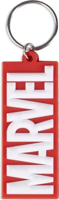 Obrázek produktu pro Marvel - Přívěsek na klíče s logem PM335 (jedna velikost) (červená/bílá)