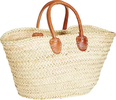 Immagine prodotto di ORIGINALE Ibiza borsa cestino borsa spiaggia Cestino 50cm grande | marocchino foglia di palma cestino spesa intrecciata XXL | naturale shopper borsa tracolla borsa paglia per donne e uomini