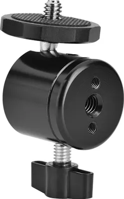 Produktbild von 360 Schwenkkugel Kopf 1/4 "Schraubenhalterung für DSLR -Kamera Stativkuppelköpfe (schwarz)