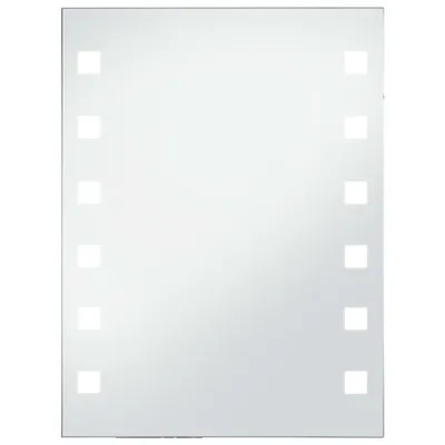 Image de vidaXL Miroir mural de salle de bain avec LEDs 60x80 cm