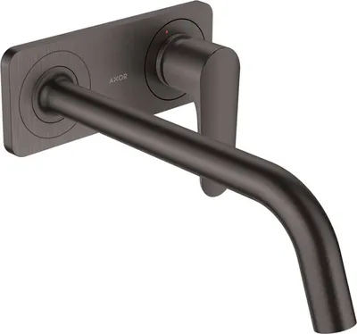 Produktbild von Einhebel-Waschtischmischer AXOR CITTERIO M DN 15 UP m Pl m Ala 227mm bru bl chrome mit Auslauf 227 mm brushed black chrome