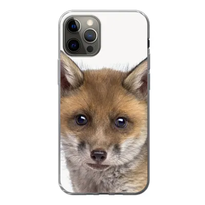 Produktbild von MuchoWow® Handyhülle Schutzhülle Hülle für iPhone 13 Pro Fuchs - Tiere - Jungtier - Jungen - Mädchen - Kind Silikon Softcase Handy Hülle - Handy-Tasche