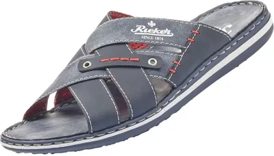 Produktbild von Rieker 21099 Herren Sandalen Pantoletten Clogs , Größe:45 EU, Farbe:Blau