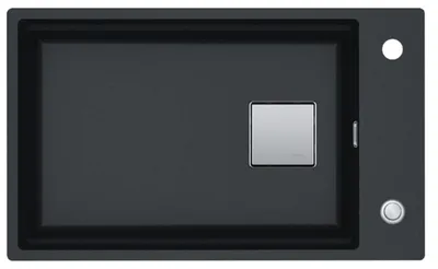 Produktbild von Franke Unterbauspüle Kubus 2 KNG 110-62 Fragranit+ Black Matt