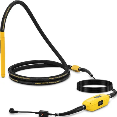 Produktbild von Expondo MSW Hochfrequenz Betonrüttler mit Umformer - 1200 W - 430 x 40 mm - 230 V