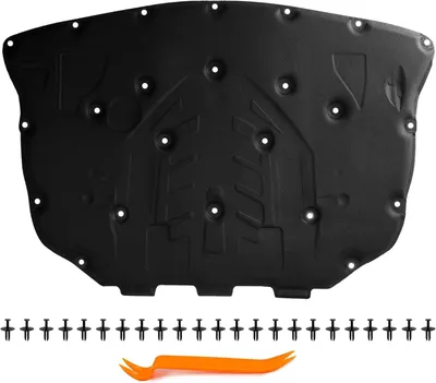 Image de Isolation de capot avec clips BMW Série 5 F10 F11, de 2010 à 2017, 51486989301