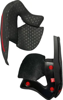 Immagine prodotto di Coppia Guanciali Nero Rosso Casco CGM 160 JAD Taglia M