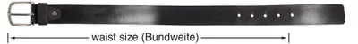 Produktbild von Leonardo Verrelli Herren Gürtel 100% Echtleder, 110 - 130 cm, kürzbar