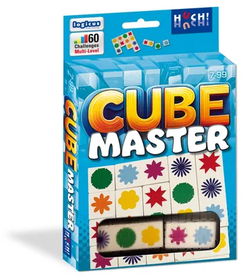 Produktbild von HUCH!, Cubemaster, Legespiel, Logikspiel für knifflige Denksportler, 60 Herausfo