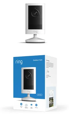 Image de Caméra de surveillance extérieure Ring 2K, alimentée par batterie (dernière génération), installation facile