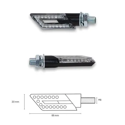 Zdjęcie produktu dla Wyświetlacze LED TAAC FR20 z przezroczystą soczewką