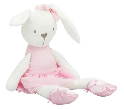 Obrázek produktu pro Aga Plyšový maskot králík v růžových šatech 42cm