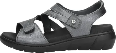 Image de Wolky Ikaria Sandalen Plat - Donkergrijs - Maat 40