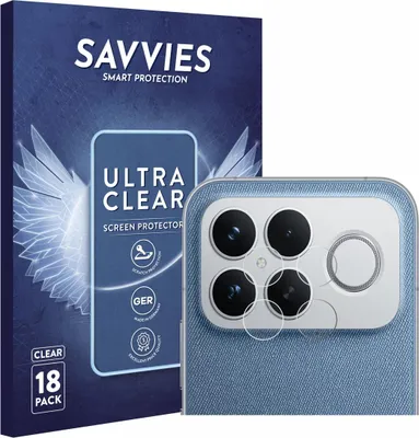 Produktbild von 18x Für Xiaomi Poco F8 Ultra (NUR Kameraschutz) Schutzfolie Savvies Displayschutz Display Schutz Folie Klar Transparent
