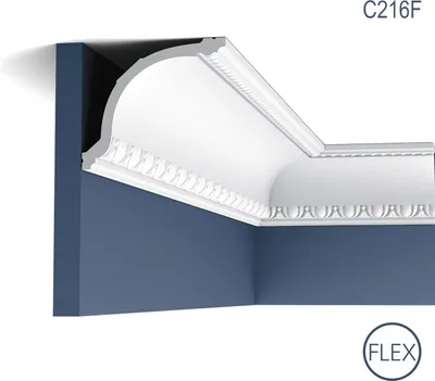 Produktbild von Zierleiste Orac Decor C216F LUXXUS flexible Eckleiste Stuck Profil Stuckleiste Decken Wand Leiste 2 Meter