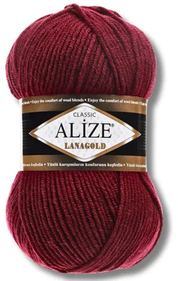 Produktbild von Alize 1x 100g Lanagold Wolle, Uni, Häkeln, Stricken (57)