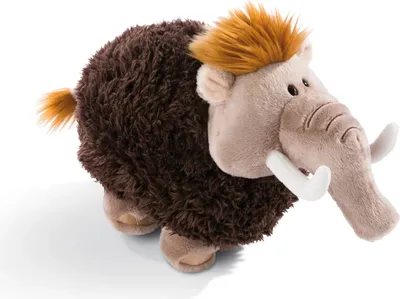 Zdjęcie produktu dla Przytulanka mamut NICI, Przyjaciele z epoki kamienia, stojąca, pluszowa, poliester, brązowa, 18 cm, 45307
