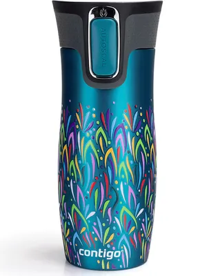 Produktbild von Thermobecher ContiGo! West Loop 2.0 470ml - Biscay Bay - Blumenmuster